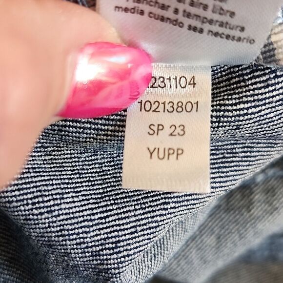 Venus Sleeveless Wide Leg Zip-Up Acid Washed Denim Jumpsuit, 2 - Picture 8 of 8